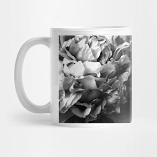 Black and White Summer Peony Mug